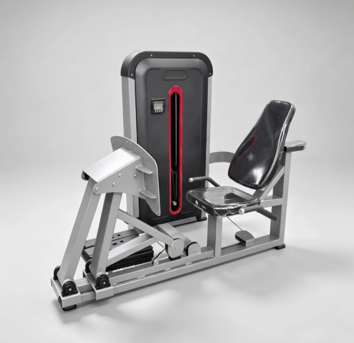 Merc Pro-Series Commercial Seated Leg Press Machine – Black & Red