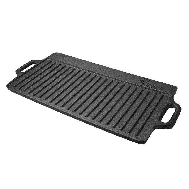 Dual Cast Iron BBQ Griddle