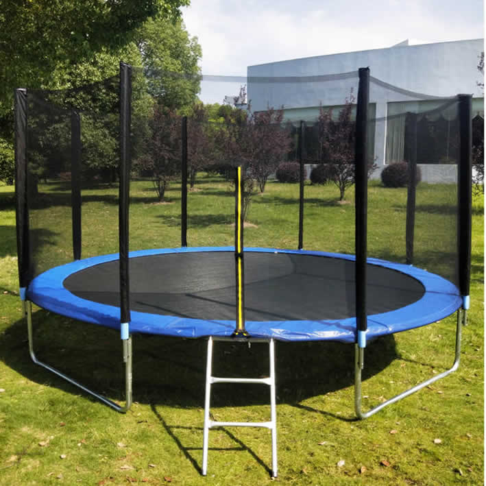 12ft Trampoline with Ladder & Safety Enclosure Net