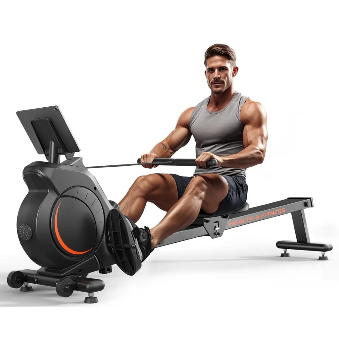 Magnetic Rowing Machine – Foldable Rower with Bluetooth & App Support