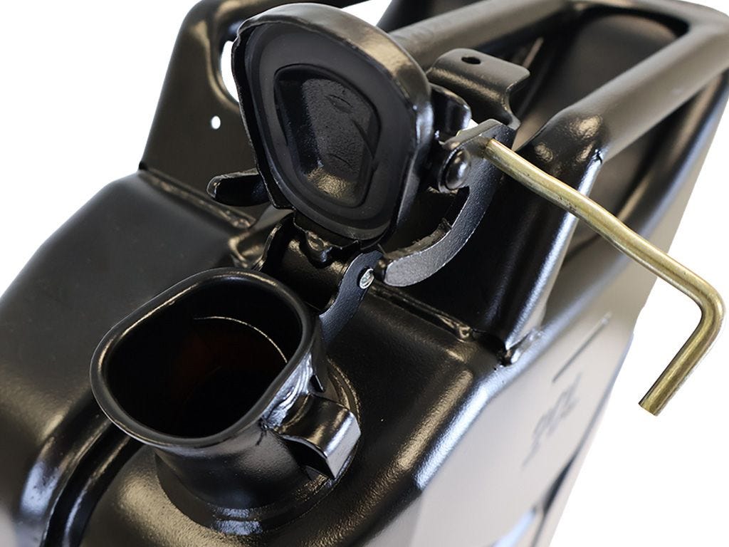 Front Runner 20l Fuel Jerry Can - Black Steel Finish
