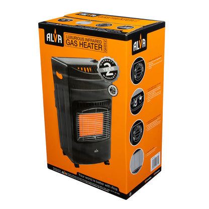 Alva 3-Panel Luxurious Infrared Radiant Indoor Gas Heater GH312