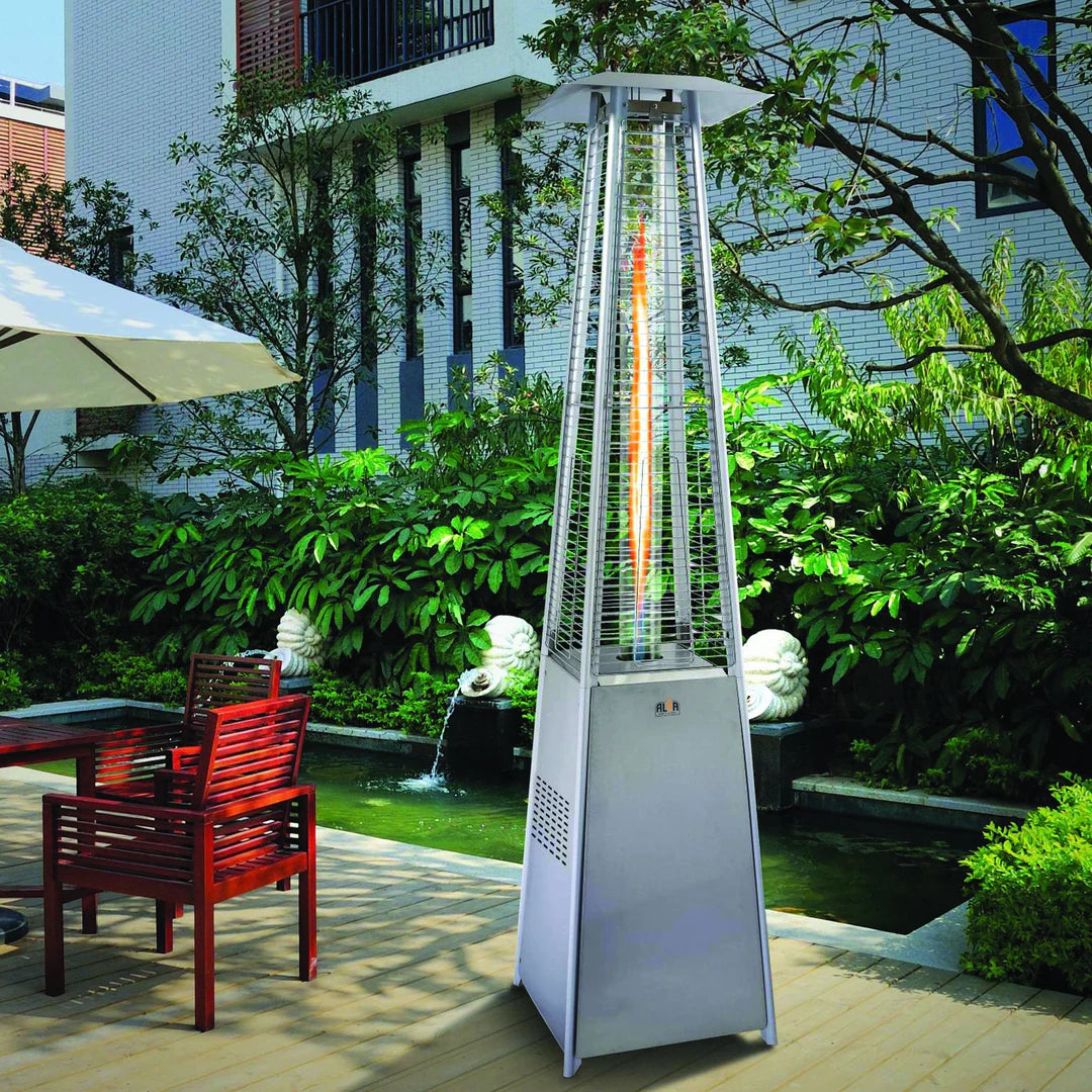 Alva Gas Patio Heater - Designer Quartz-Glass Style GHP20