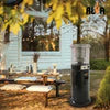 Alva Short Stand Gas Patio Heater 1.35m - Black