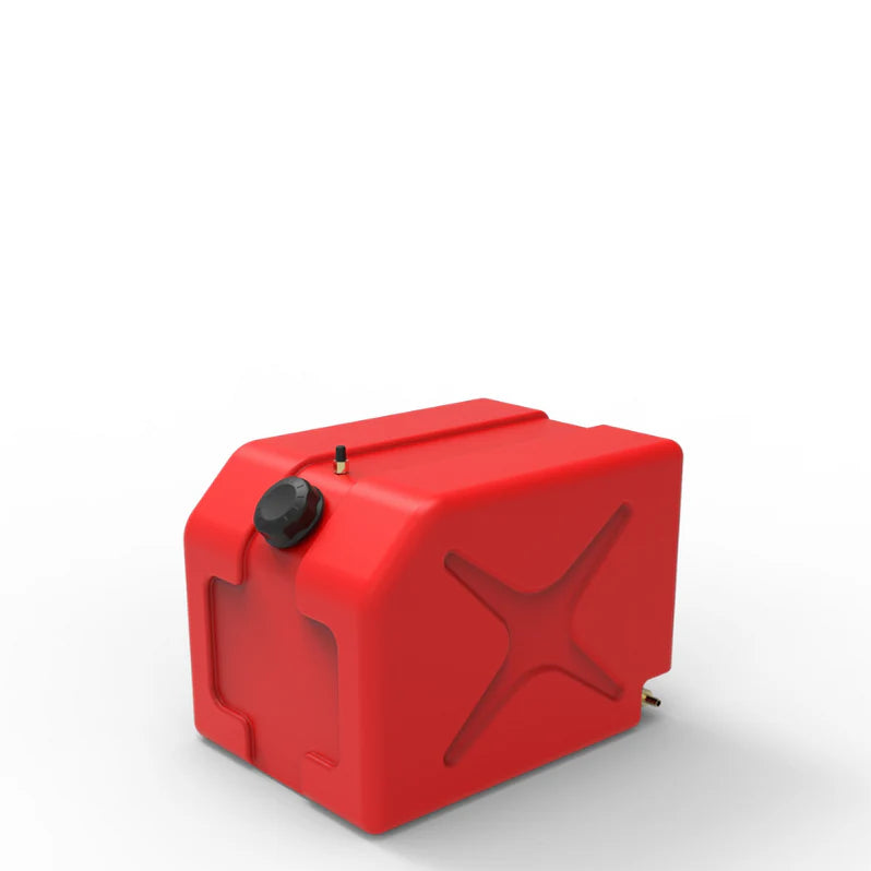 40LIT FUEL TANK 460 X 335 X 335H (FLUORINATED) RED