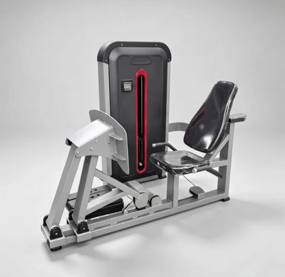 Merc Pro-Series Commercial Seated Leg Press Machine – Black & Red