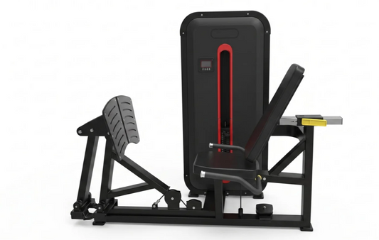 Merc Pro-Series Commercial Seated Leg Press Machine – Black & Red