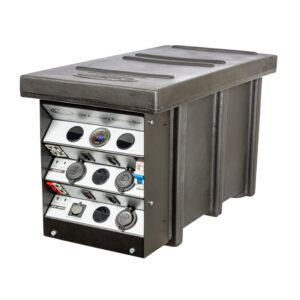 National Luna 12V Auxiliary Battery Box – Black