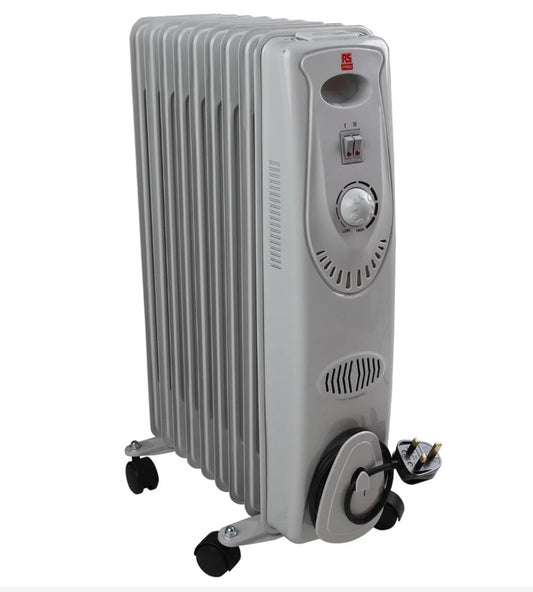 Oil Filled Radiator Thermostat Indoor Heater Oil Radiator 3 Power Settings