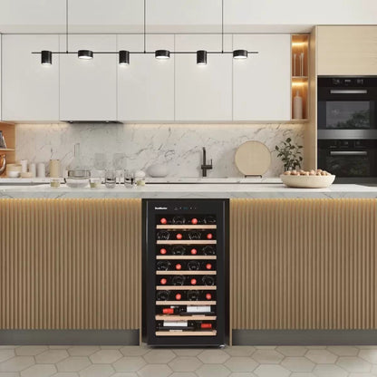 SnoMaster SMBC-100W (SM-100PRO) 28 Bottle Single Zone Wine Cooler (SM-100PRO)