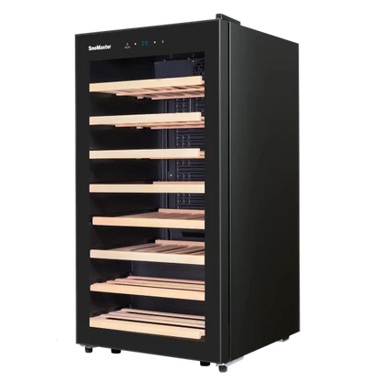 SnoMaster SMBC-100W (SM-100PRO) 28 Bottle Single Zone Wine Cooler (SM-100PRO)