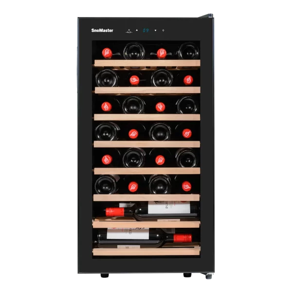 SnoMaster SMBC-100W (SM-100PRO) 28 Bottle Single Zone Wine Cooler (SM-100PRO)