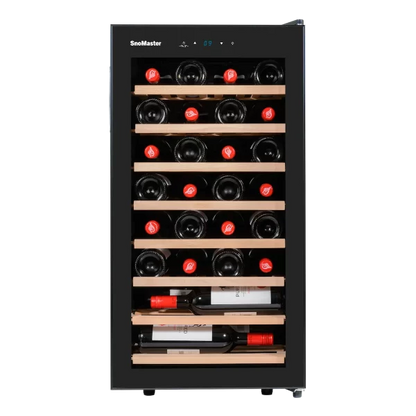 SnoMaster SMBC-100W (SM-100PRO) 28 Bottle Single Zone Wine Cooler (SM-100PRO)