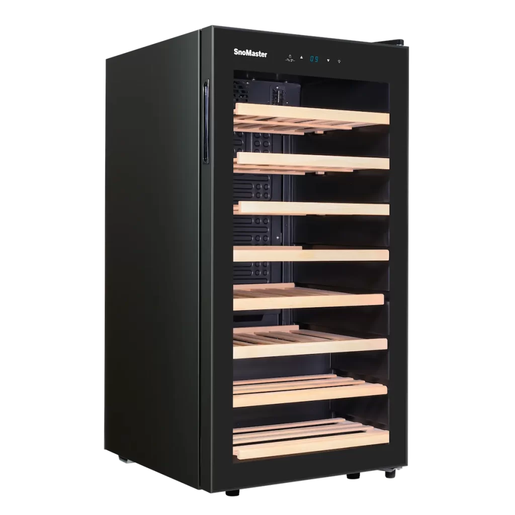 SnoMaster SMBC-100W (SM-100PRO) 28 Bottle Single Zone Wine Cooler (SM-100PRO)
