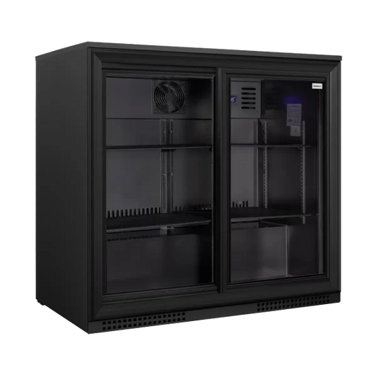 SnoMaster SMBC-200SL 200L Under-Counter Sliding Door Beverage Cooler