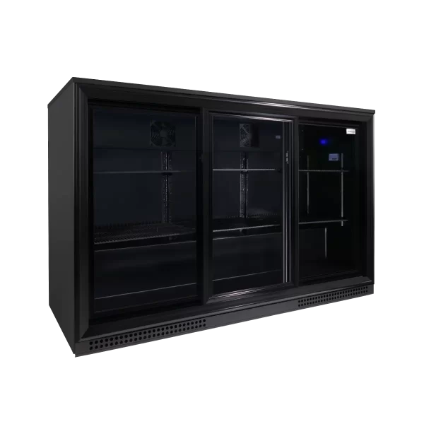 SnoMaster SMBC-300SL 300L Under-Counter Sliding Door Beverage Cooler