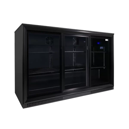 SnoMaster SMBC-300SL 300L Under-Counter Sliding Door Beverage Cooler