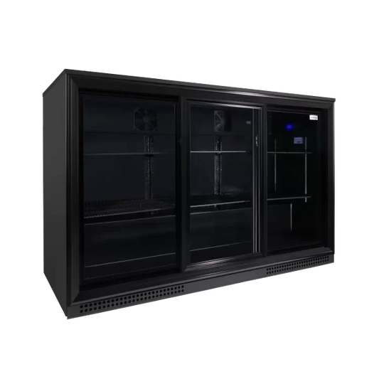 SnoMaster SMBC-300SL 300L Under-Counter Sliding Door Beverage Cooler