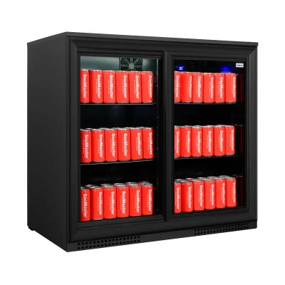 SnoMaster SMBC-200SL 200L Under-Counter Sliding Door Beverage Cooler