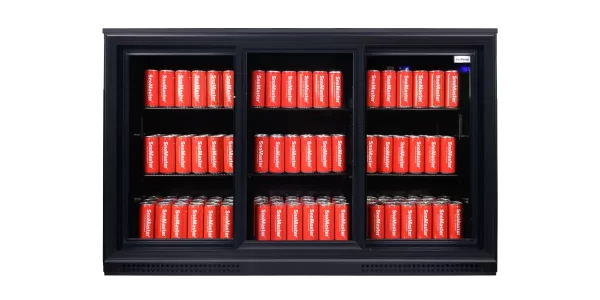 SnoMaster SMBC-300SL 300L Under-Counter Sliding Door Beverage Cooler