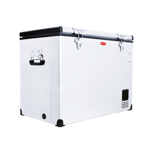 SnoMaster SMDZ-CL80 80L Single Compartment Mobile Fridge/Freezer AC/DC - Stainless Steel