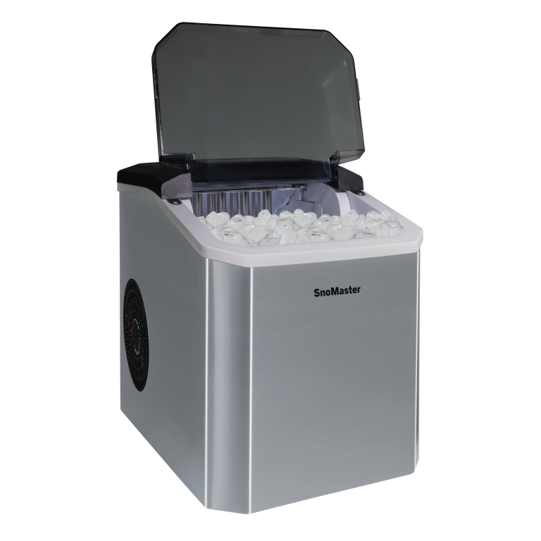 SnoMaster SMIC-12(SS) 12Kg/24Hr Counter-Top Bullet Type Ice-Maker - Stainless Steel