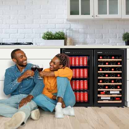 SnoMaster SMBC-100W (SM-100PRO) 28 Bottle Single Zone Wine Cooler (SM-100PRO)