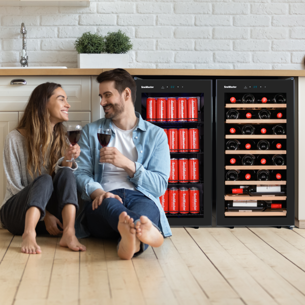 SnoMaster SMBC-100W (SM-100PRO) 28 Bottle Single Zone Wine Cooler (SM-100PRO)