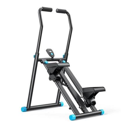 Stair Stepper/Climber with Extended Anti-Slip Pedals, 3-Height Adjustable Handlebars &amp; 150kg Capacity