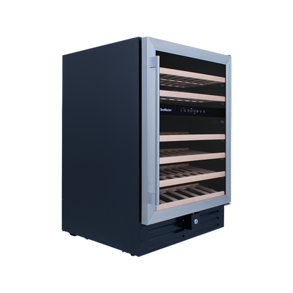 SnoMaster SMWC-46 (VT-46) 46 Bottle Dual Zone Wine Cooler