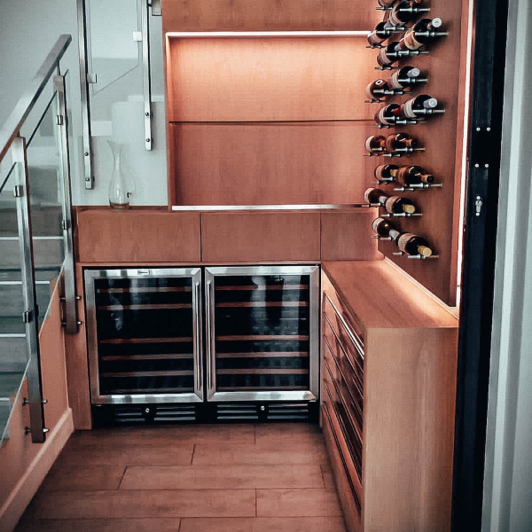SnoMaster SMWC-46 (VT-46) 46 Bottle Dual Zone Wine Cooler