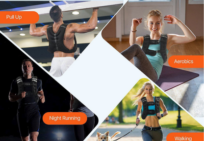 Unisex Weighted Vests for Running, Training Workout, Jogging, Walking