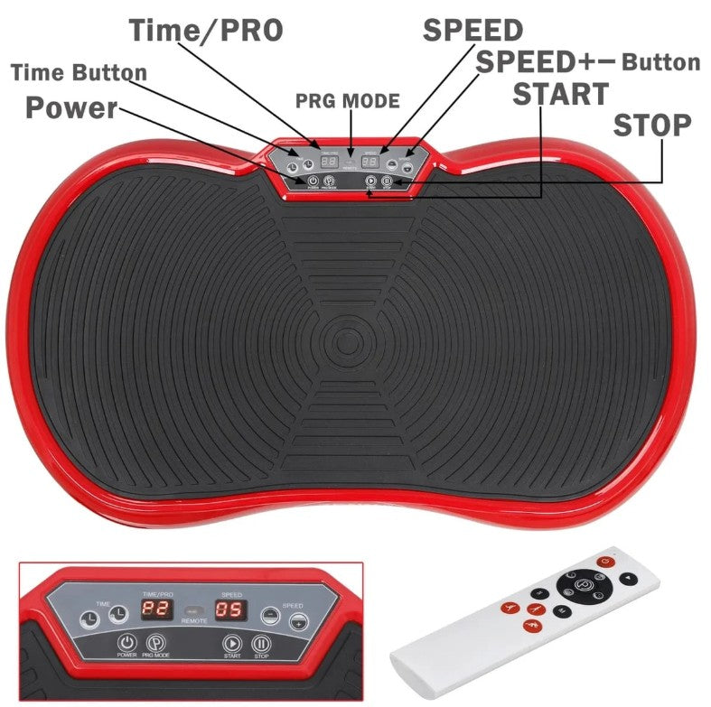 Vibration Plate Exercise Machine – Whole Body Shaking Fitness Platform