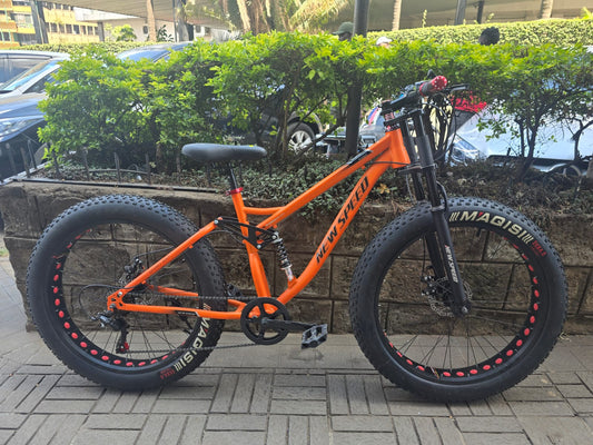 NEW SPEED Dual-Suspension Fat Tire Bike