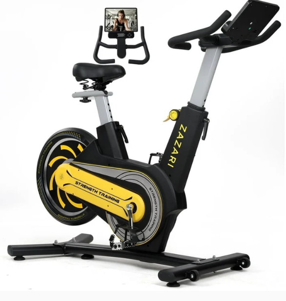 ZAZARI Indoor Cycling Bike 18KG Flywheel 7-Level Resistance Silent Belt Drive in Kenya