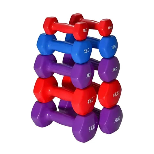 Aerobic Vinyl Covered Studio Dumbell (Pair)