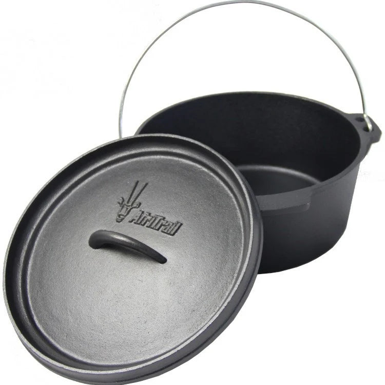 3.8L Cast Iron Camp Oven