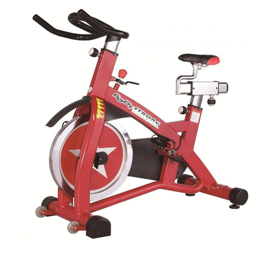 Body Strong Commercial Spin Bike – 22kg Heavy Flywheel Exercise Bike