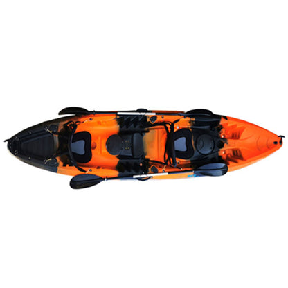Two-Person Tandem (Kayak) Size 3.72X0.89X0.42M, N.W. 33kg, 2Pc Deluxe Seat, 2Pc Black Color Pole Paddle, 2Pc Waterproof Phone Bag