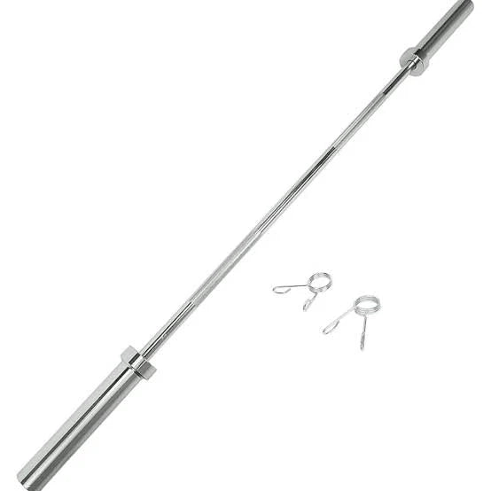 PREMIUM OLYMPIC 2.2M LONG BAR WITH CLIPS 20KG