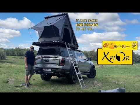 Eezi-Awn Xplor groundbreaking, aerodynamically designed aluminium hard-shell rooftop tent