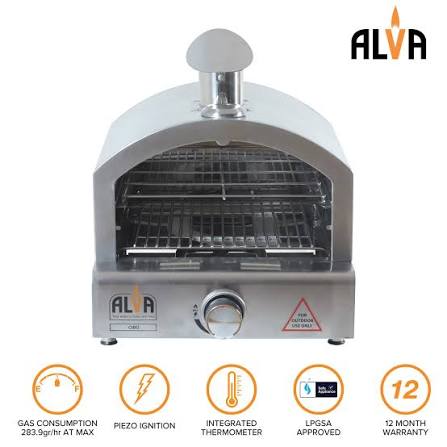 Alva Cibo Stainless Steel Gas Pizza Oven