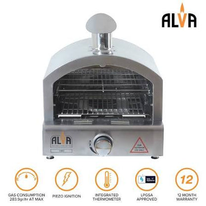 Alva Cibo Stainless Steel Gas Pizza Oven