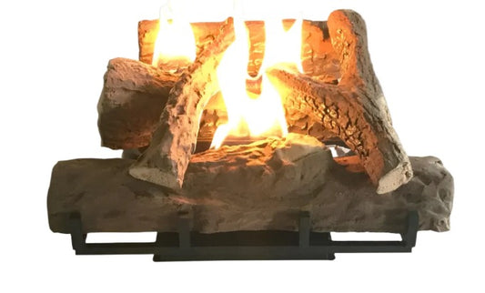 Alva Log Fireplace Gas Heater 520mm Wide GFP100