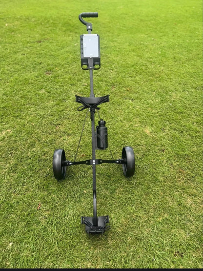 Golf Trolley golf 1 series 2 wheel pull (Colour: Black, Gender: Unisex Adult)