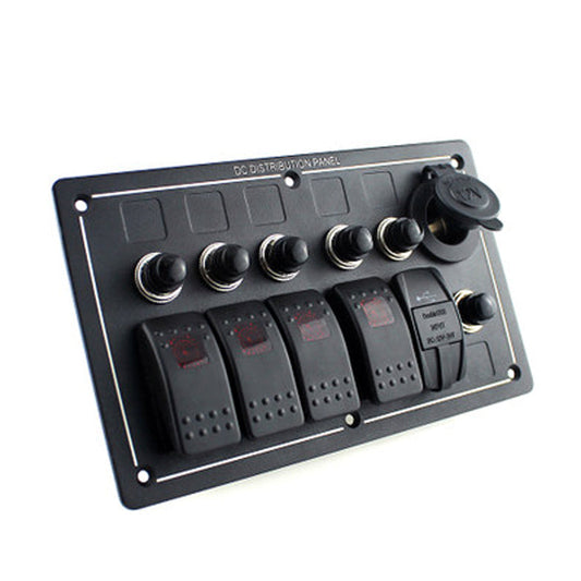DC Rocker Switch Panel