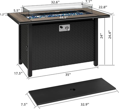 Fireplace Gas Heater for Indoor & Outdoor Use