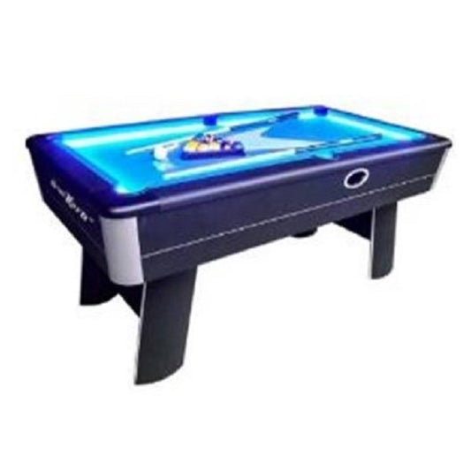7ft Pool Table With Blue LED Light – Striker Edition
