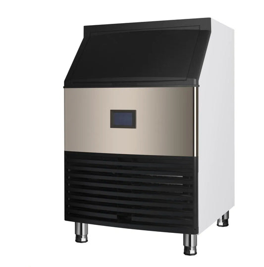 Commercial Ice Maker 80kg/24hrs Stainless Steel Freestanding Square Ice Machine