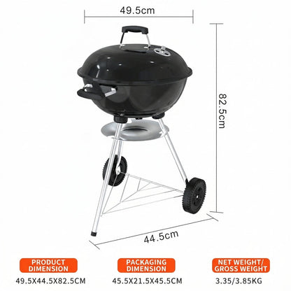 American Style Charcoal BBQ grill